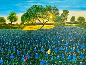 Frühlingserwachen, Bluebonnets, Texas State Flowers