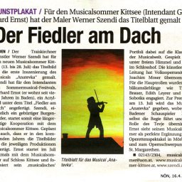 Fiedler am Dach - Kittsee - Musical - Werner Szendi