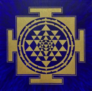 SHRI YANTRA BLAU